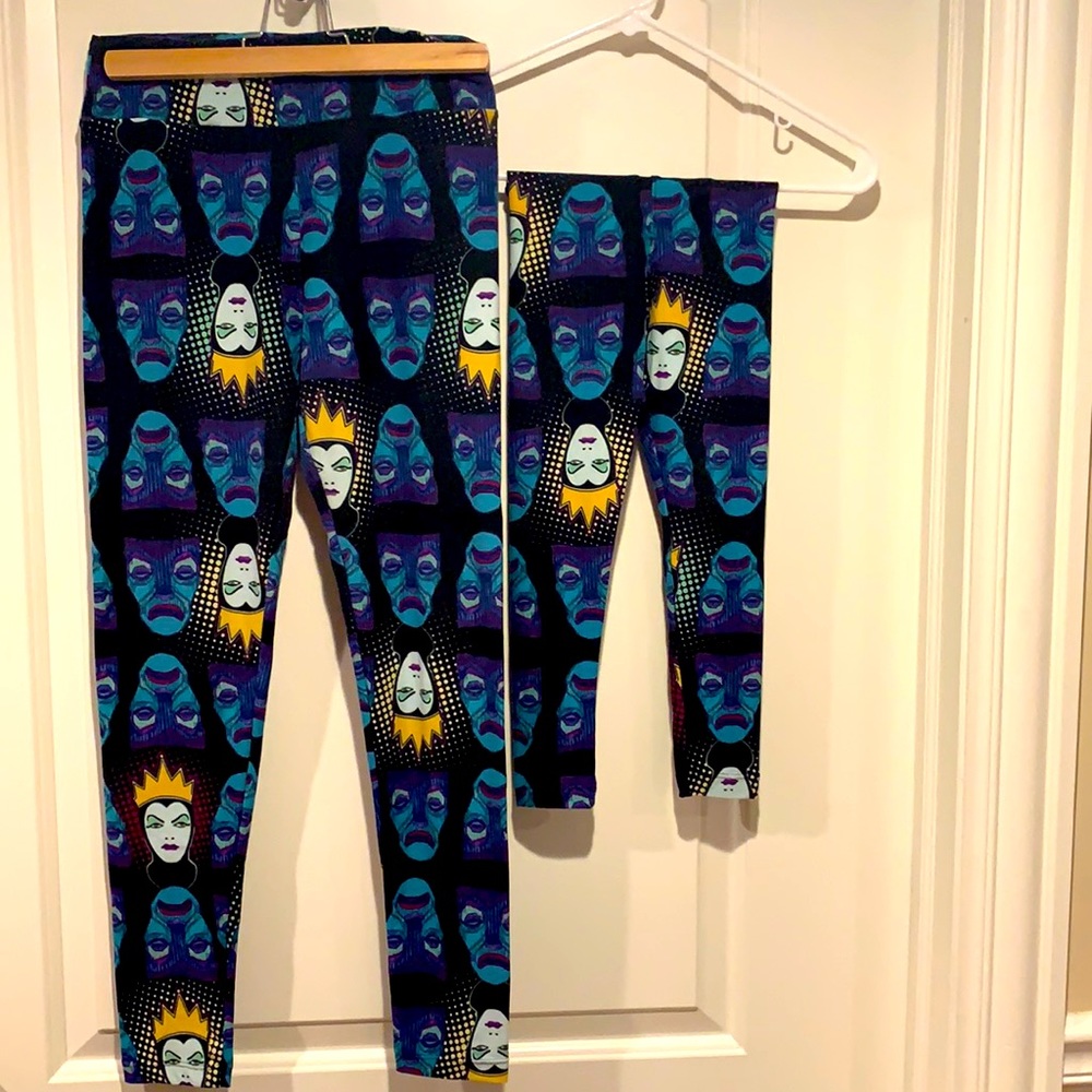 Lularoe Mom/Me Disney Villains Maleficent Leggings
